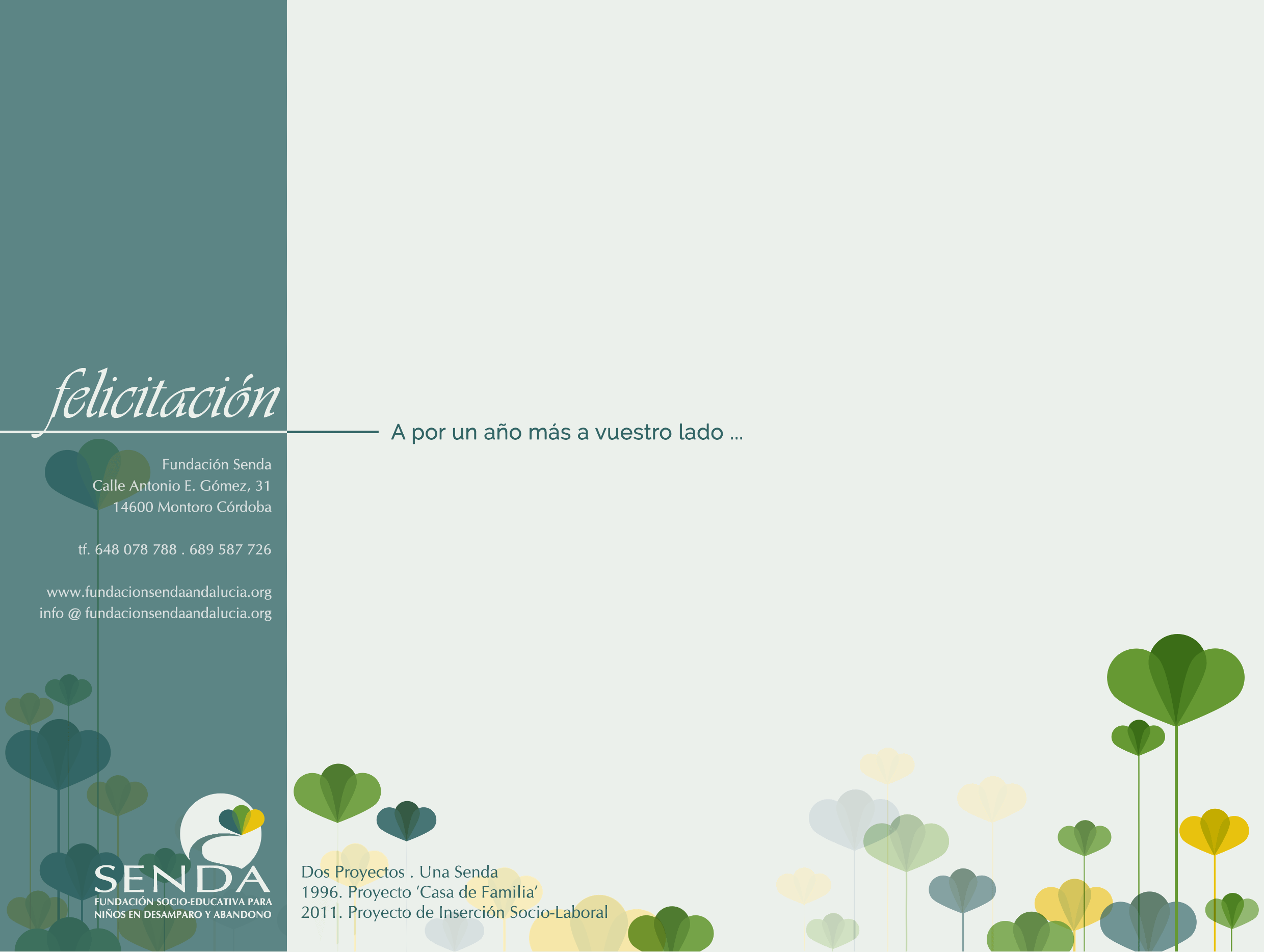 Feliz año 2018 Fundación Senda Andalucia
